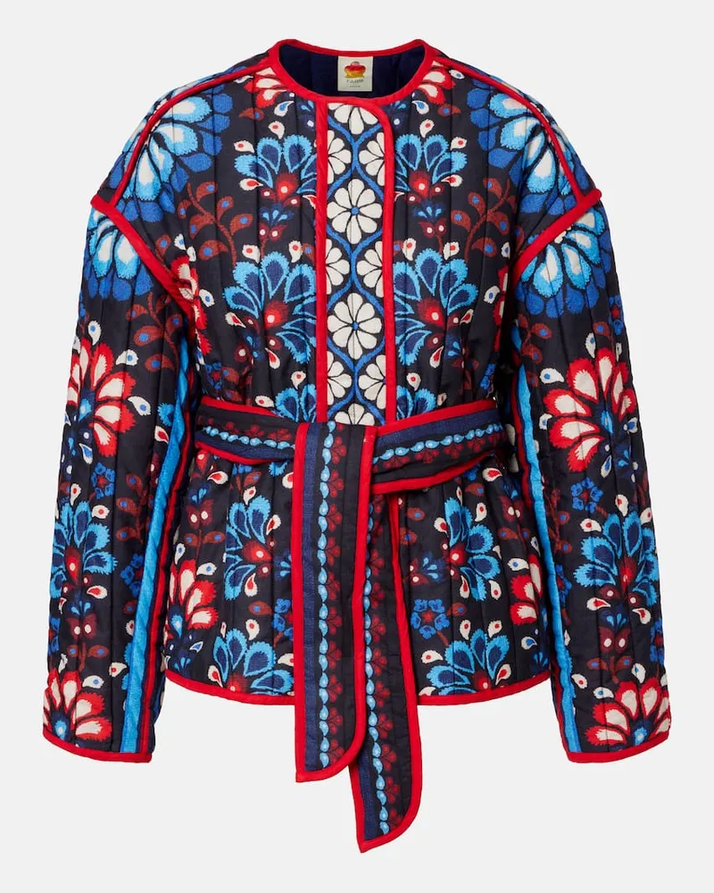 FARM Rio Jacke Latina Scarf aus Baumwolle Schwarz