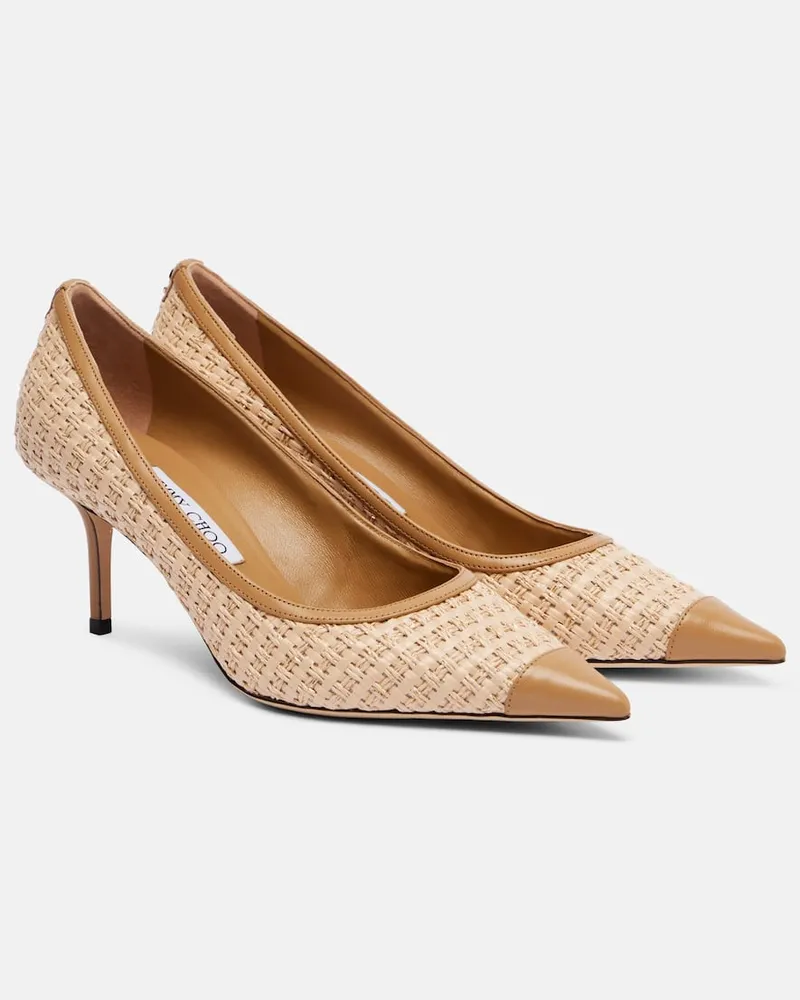 Jimmy Choo Pumps Love 65 mit Leder Nude