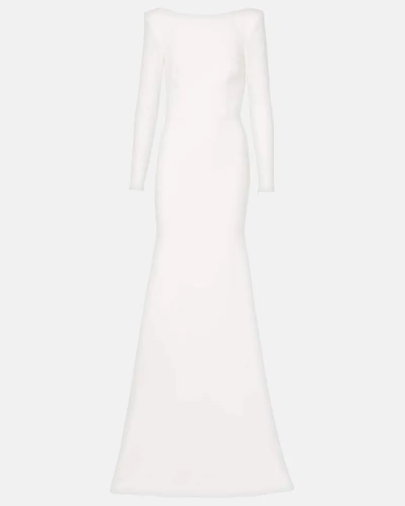 Alex Perry Bridal Robe Elizabeth Weiß