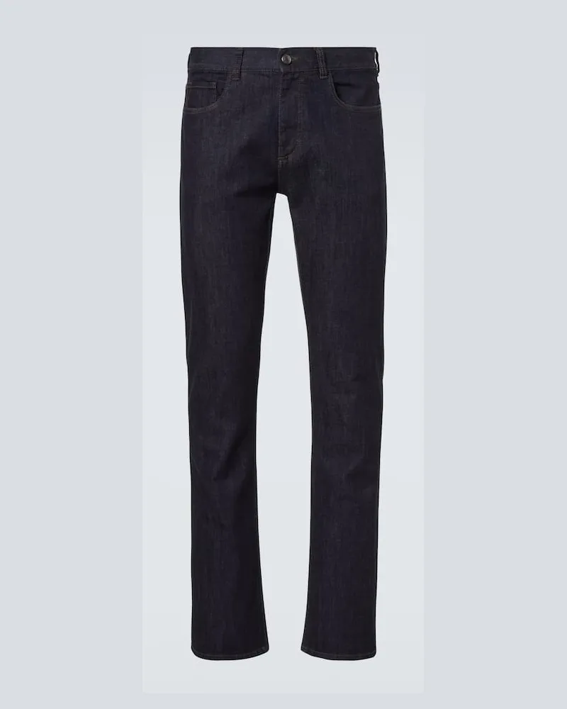 Canali Straight Jeans Blau
