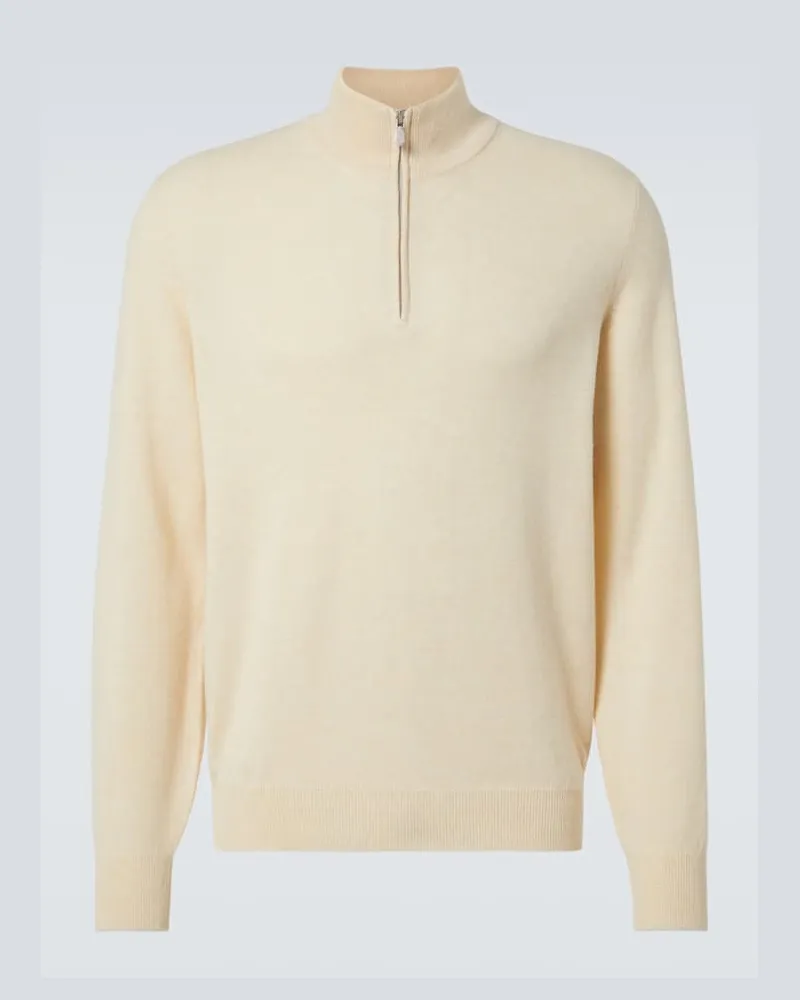 Brunello Cucinelli Pullover aus Kaschmir Nude
