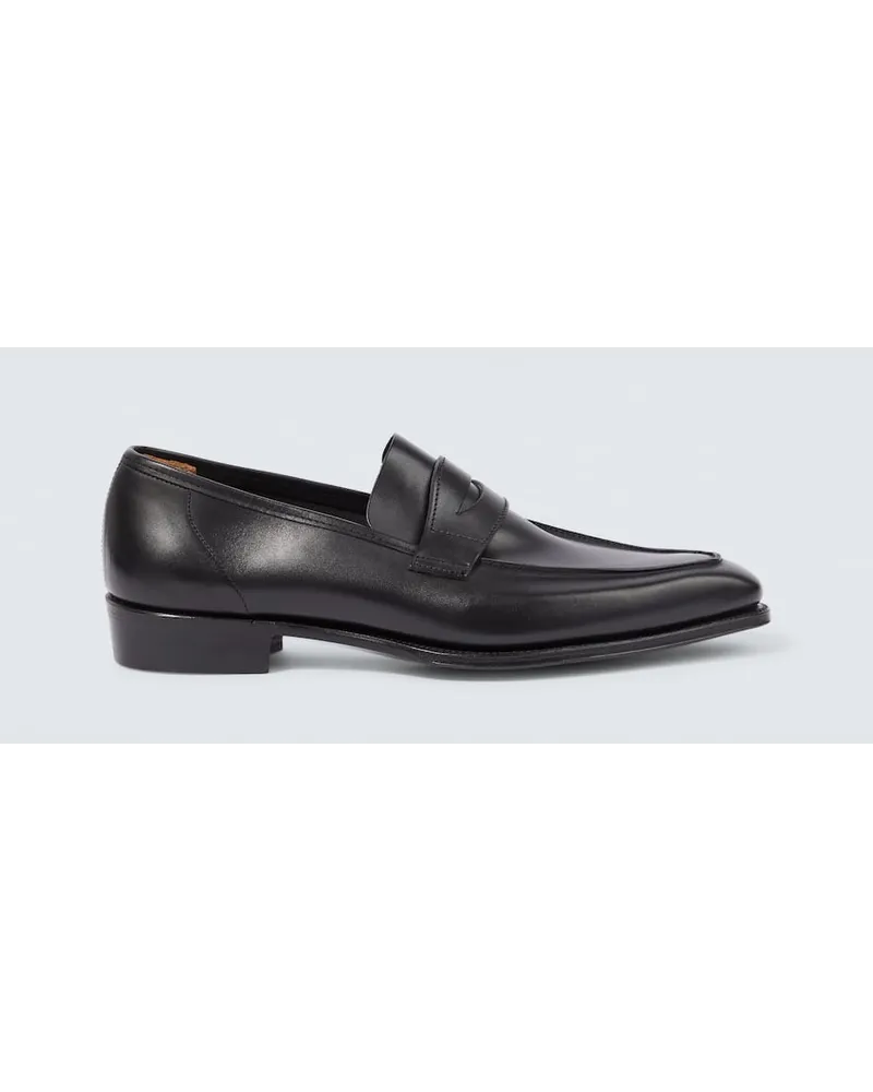 George Cleverley Loafers George aus Leder Schwarz