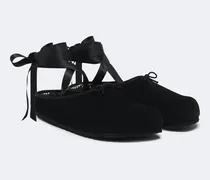 X Repetto Mules Opera aus Veloursleder