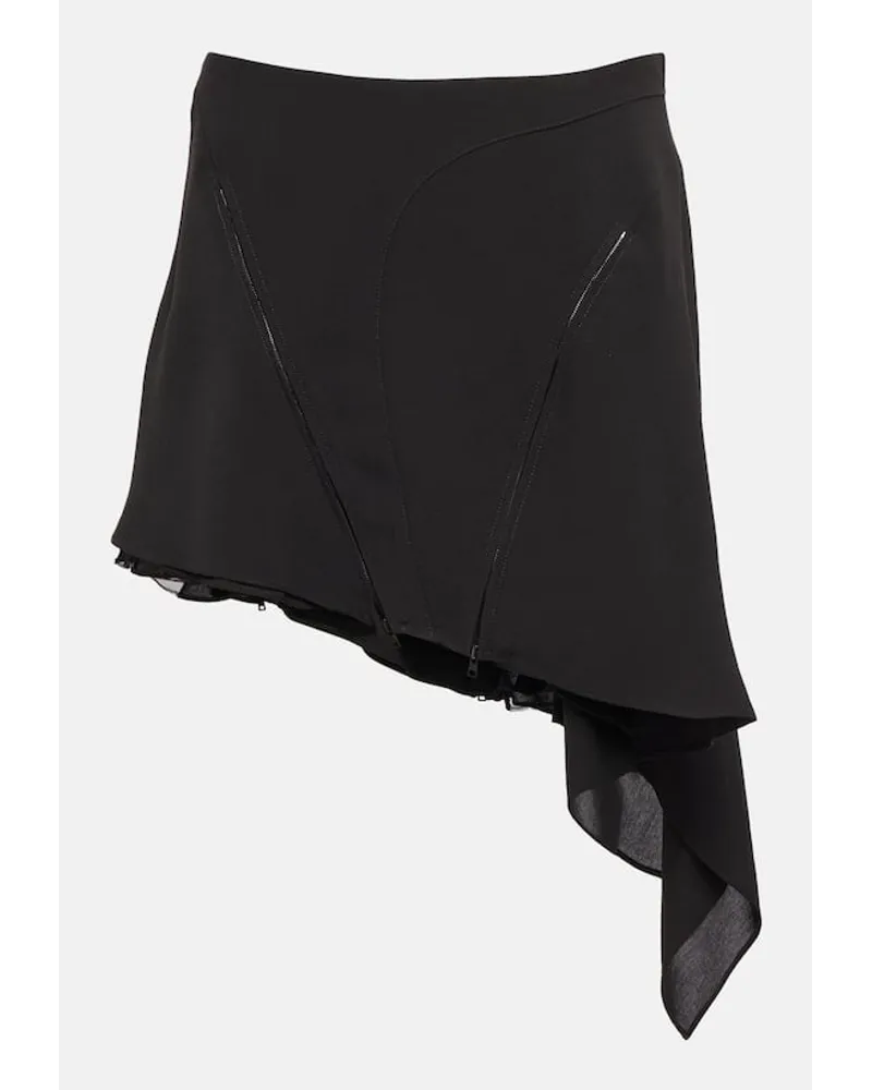 Thierry Mugler High-Rise-Minirock Schwarz