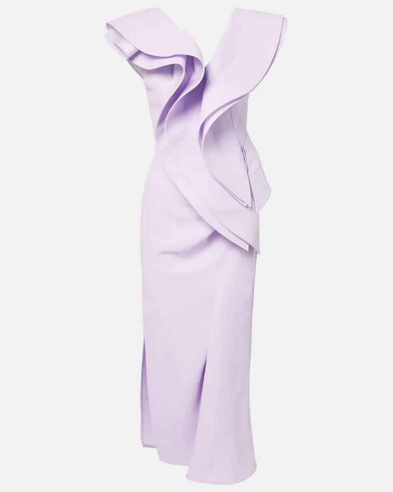 Maticevski Cocktailkleid Revive Wave Violett