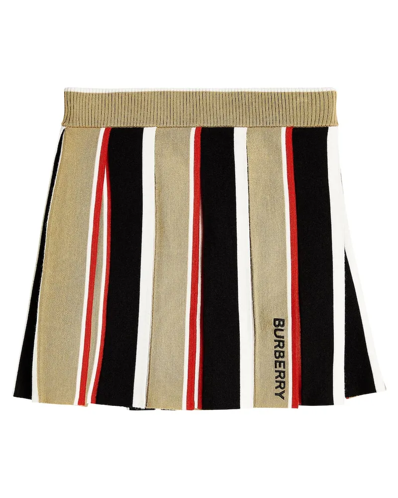 Burberry Rock Amelia Icon Stripe aus Wolle Multicolor