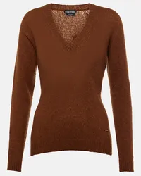 Tom Ford Pullover aus Kaschmir und Seide Schwarz