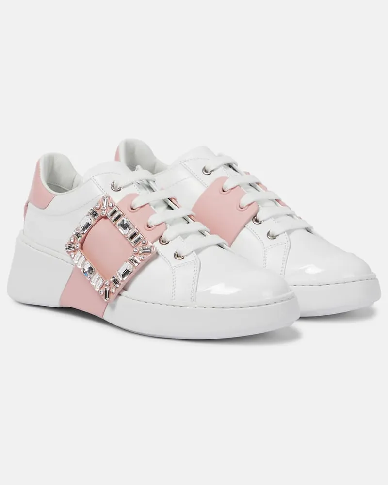 Roger Vivier Sneakers Viv' Skate aus Leder Weiß