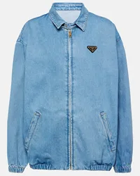 Prada Jeansjacke Blau