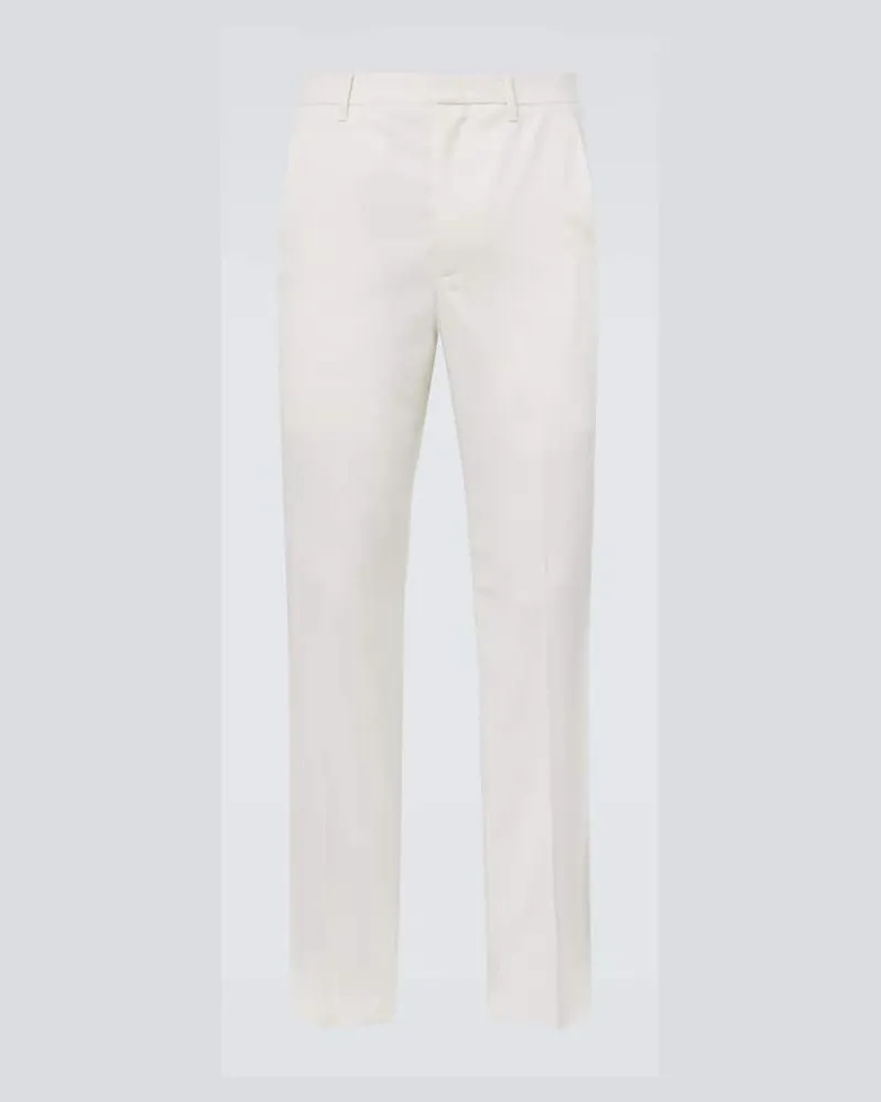 Givenchy Anzughose aus Wolle und Mohair Weiß