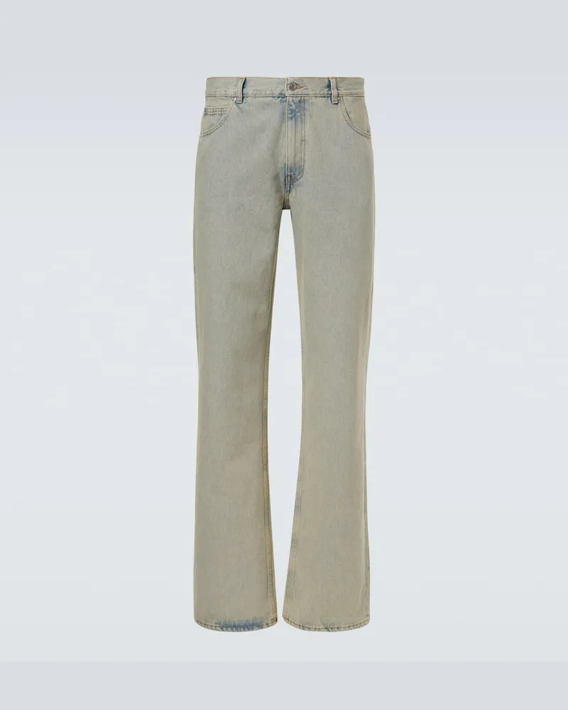 Calvin Klein Mid-Rise Straight Jeans 02 Blau