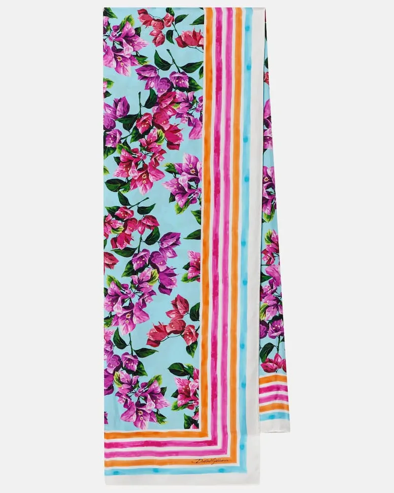 Dolce & Gabbana Bedruckter Schal Multicolor