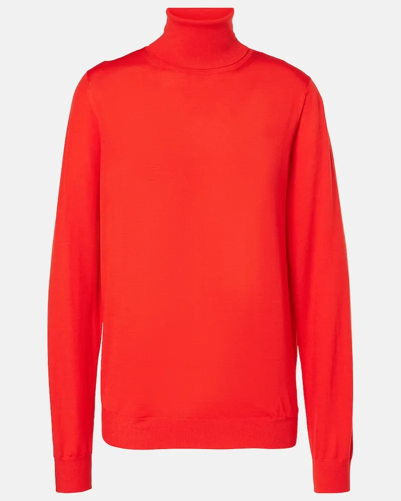 The Row Rollkragenpullover Heva aus Wolle Rot