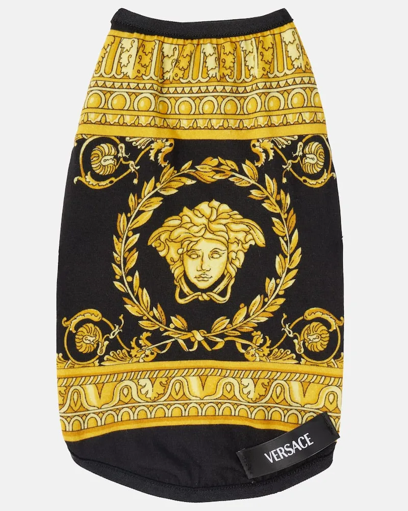 Versace Pullover für Hunde I Love Baroque Schwarz