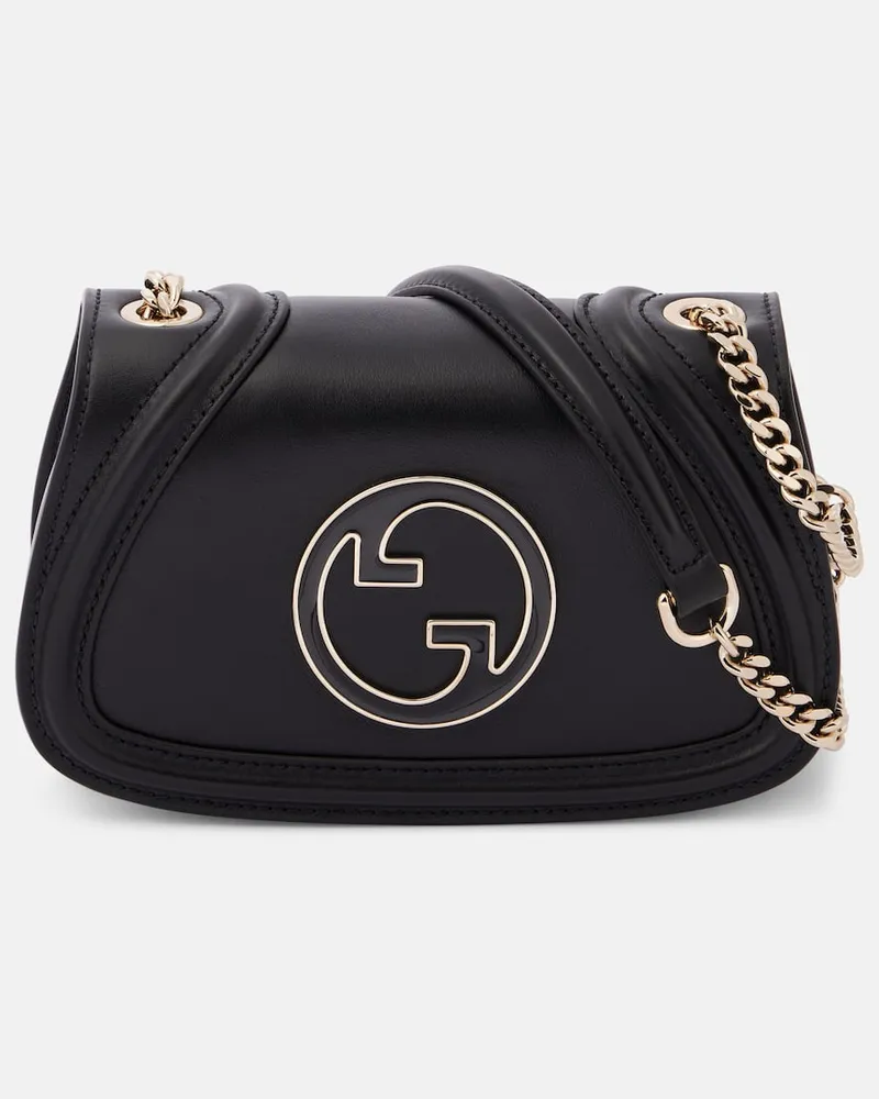 Gucci Schultertasche Gucci Blondie Mini aus Leder Schwarz