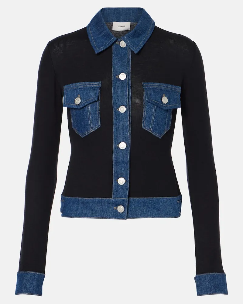 COPERNI Jacke mit Denim Schwarz