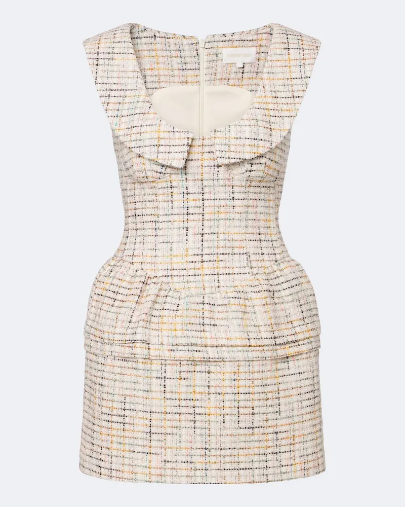 SHUSHU/TONG Minikleid aus Tweed Beige