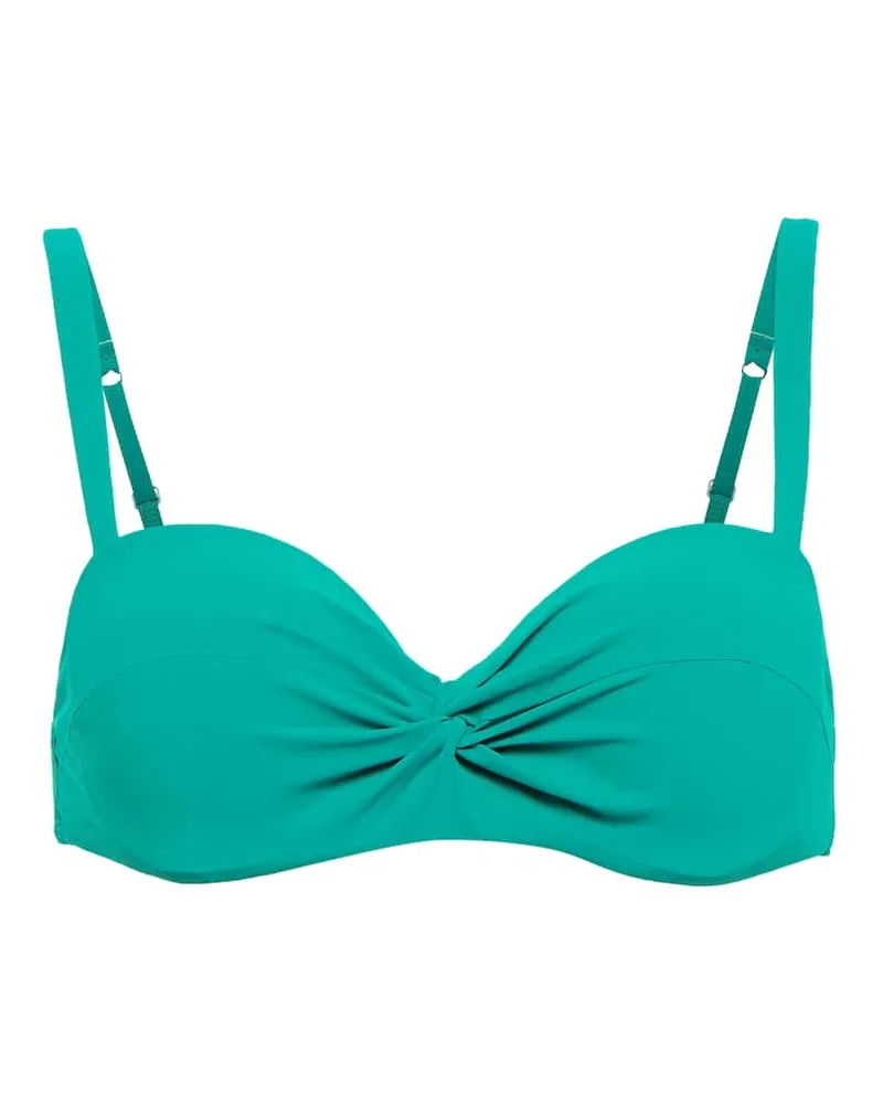 Karla Colletto Basics Bikini-Oberteil Blau
