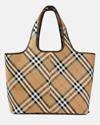 Burberry Tote  Check Medium aus Canvas Multicolor