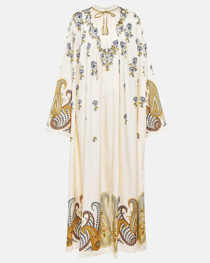 Etro Bedruckter Kaftan Weiß