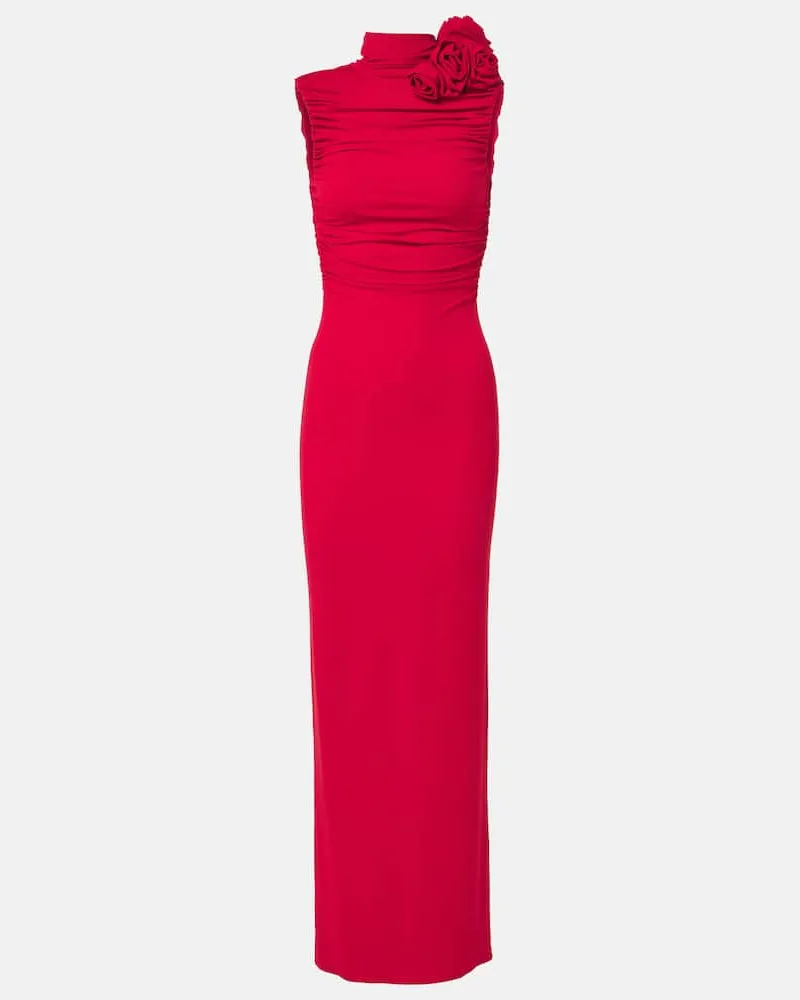 Magda Butrym Robe aus Jersey Rot
