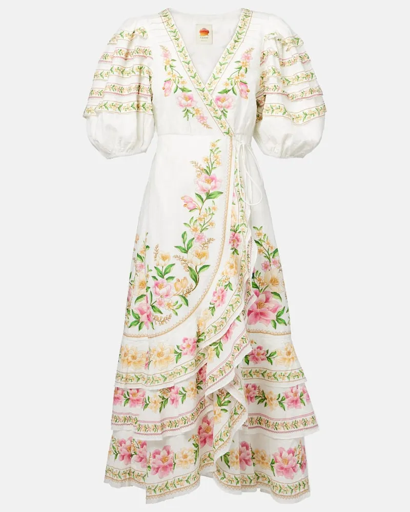 FARM Rio Wickelkleid aus Baumwolle Multicolor