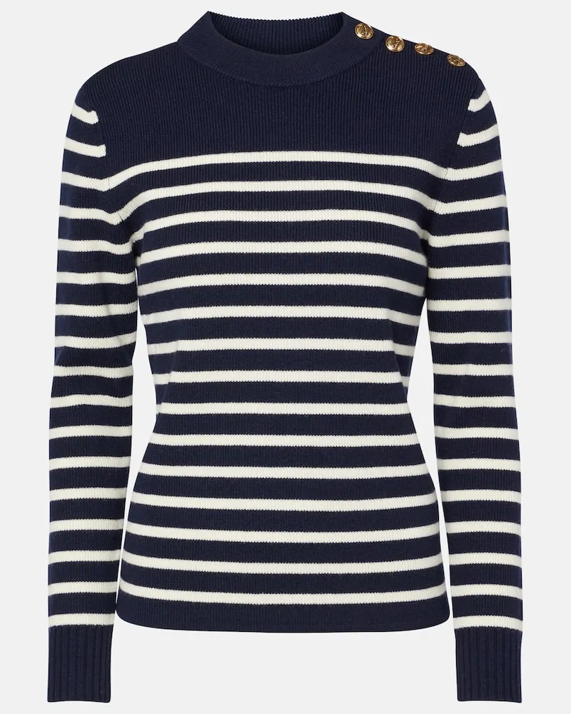 Chloé Chloé Pullover aus Wolle und Kaschmir Blau