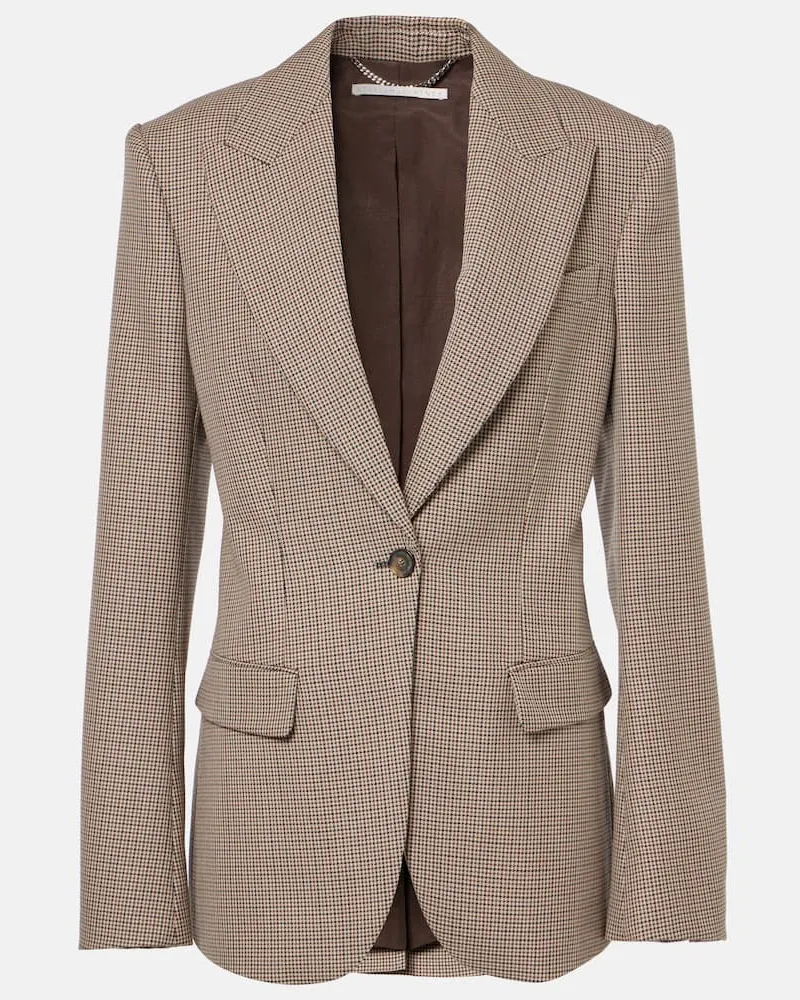 Stella McCartney Blazer aus Schurwolle Nude
