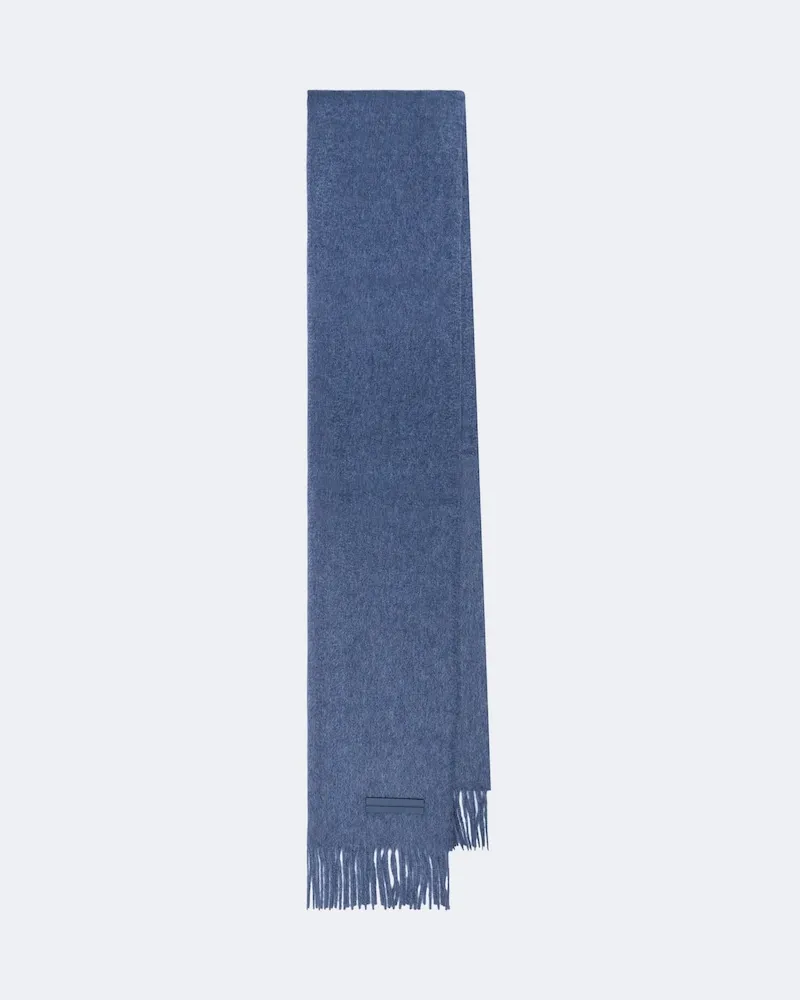 Ermenegildo Zegna Schal aus Kaschmir Blau