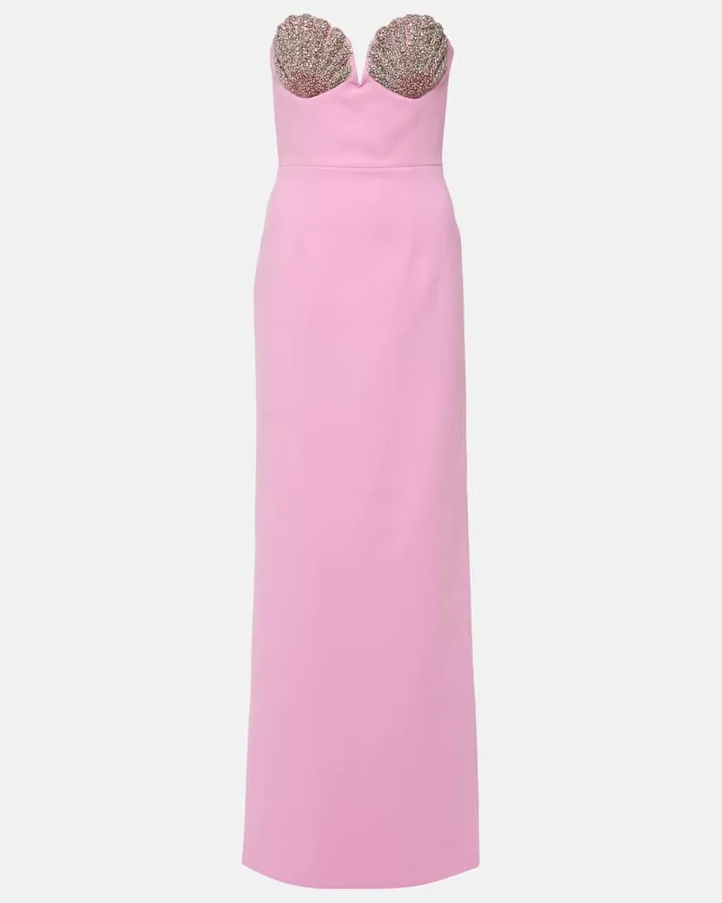 Rebecca Vallance Verzierte Robe Cordelia Rosa