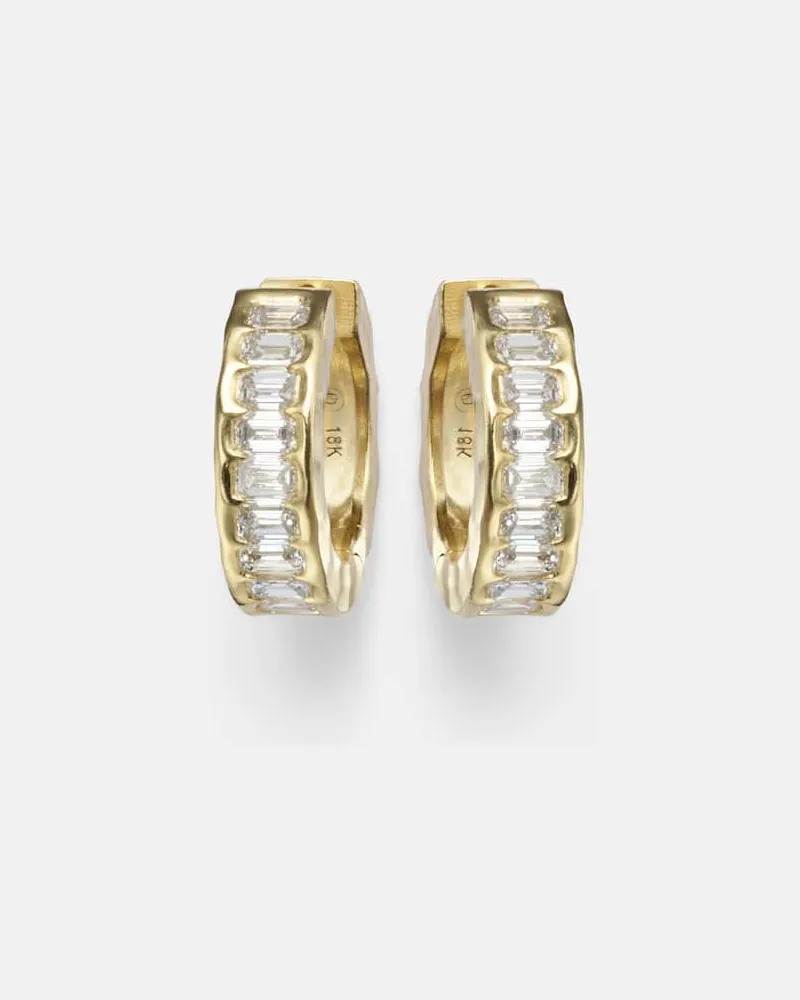 Octavia Elizabeth Ohrringe Ivy Eternity aus 18kt Gelbgold mit Diamanten Gold