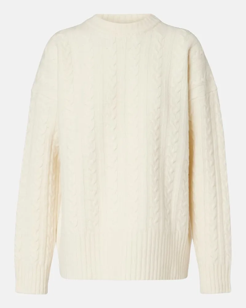 Róhe Róhe Pullover aus Wolle Weiß