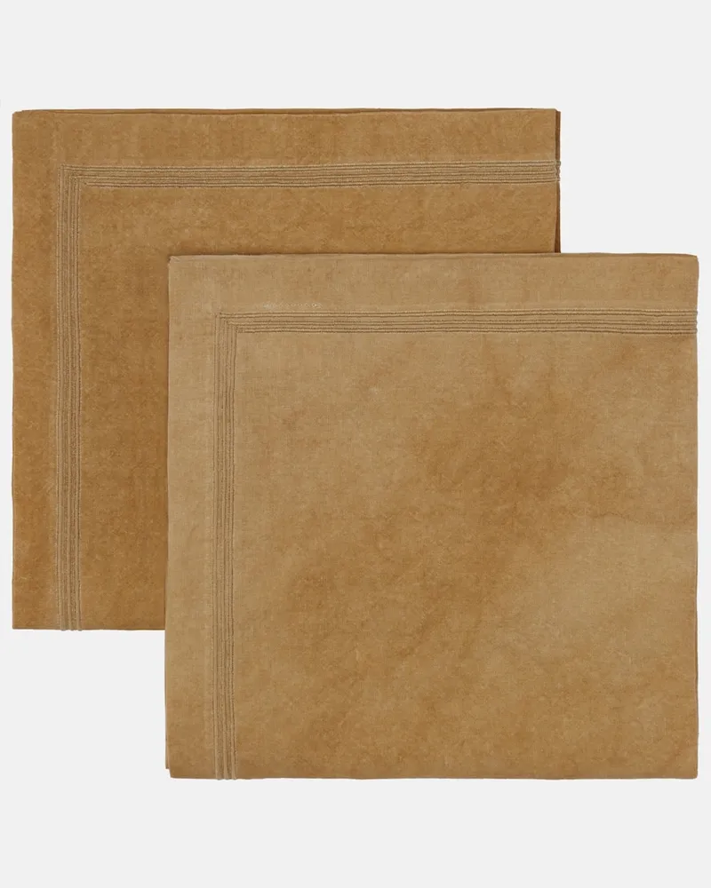 The House of Lyria Set Esto aus zwei Servietten Beige