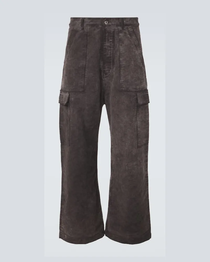Rick Owens Cargo-Jeans Grau