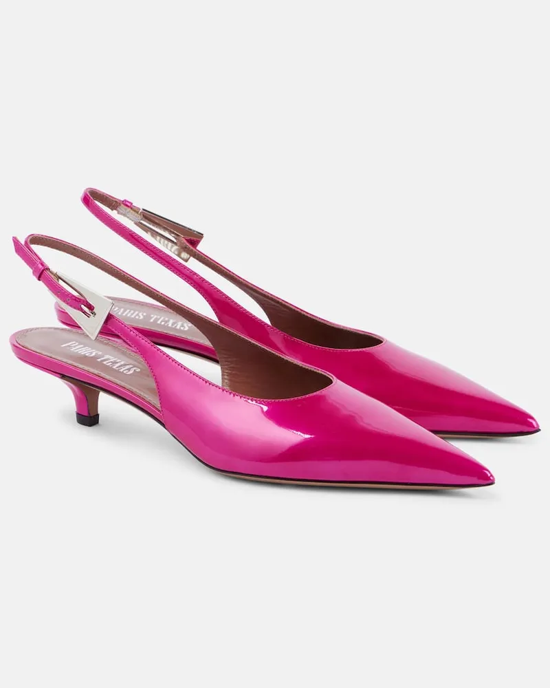 Paris Texas Slingback-Pumps Jessica aus Lackleder Pink