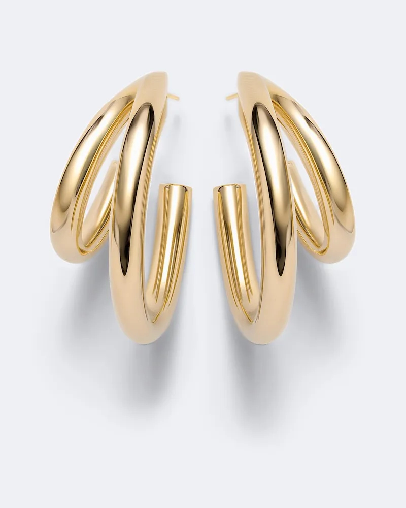 Jennifer Fisher Ohrringe Huggie, 14kt vergoldet Gold
