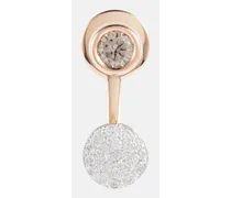 Sabbia Einzelner Ohrring aus 18kt Rosegold mit Diamanten