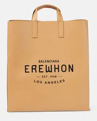 Balenciaga Tote Erewhon aus Leder Schwarz