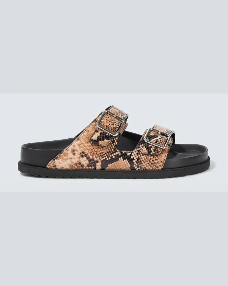 Birkenstock Sandalen Arizona aus Leder Braun