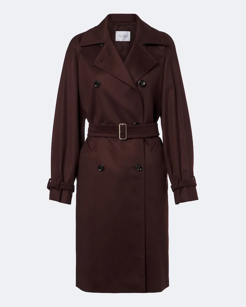 Max Mara Mantel aus Kaschmir Braun