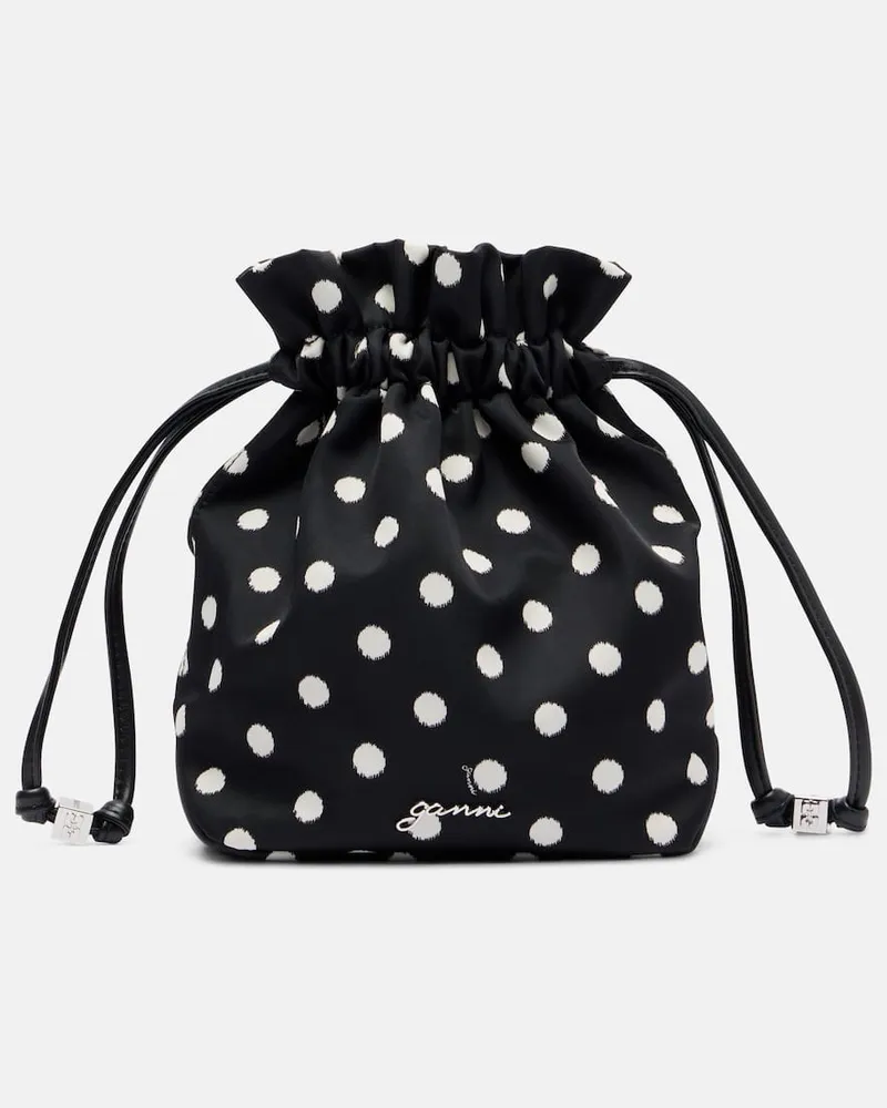 Ganni Clutch Bou Schwarz