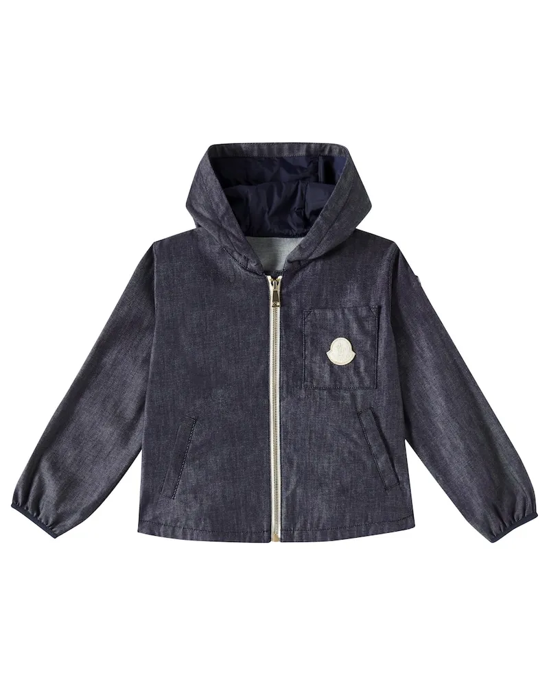 Moncler Jacke Direna aus Baumwolle Blau