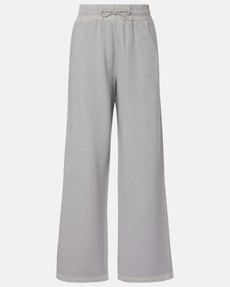 Prada Jogginghose aus Baumwoll-Jersey Grau