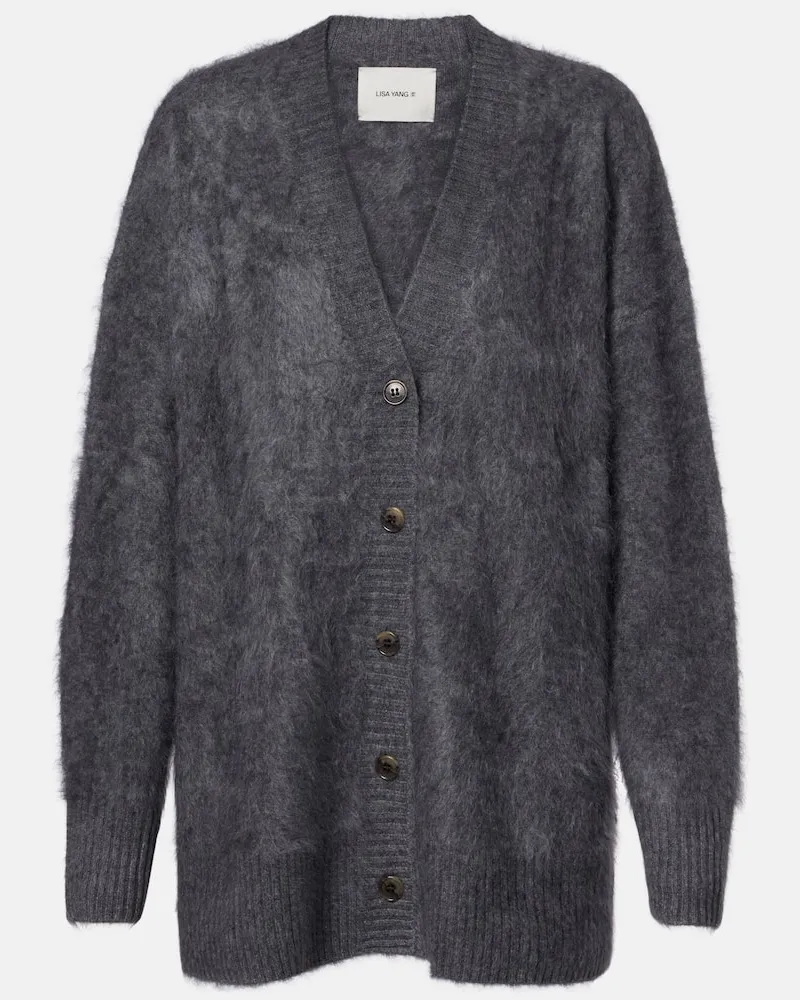 Lisa Yang Cardigan Elaria aus Kaschmir Grau