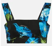 Cropped-Top aus Baumwolle