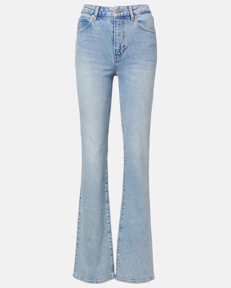 Frame Denim Mid-Rise Bootcut Jeans The Arrow Blau