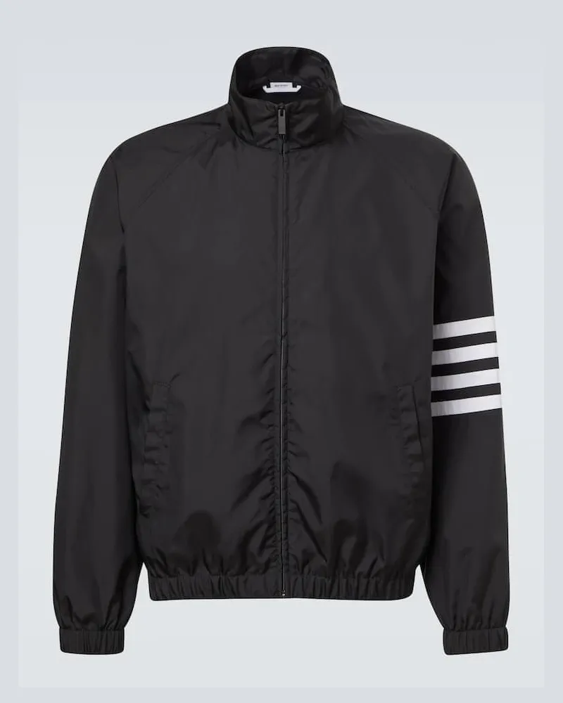 Thom Browne Trainingsjacke 4-Bar Schwarz