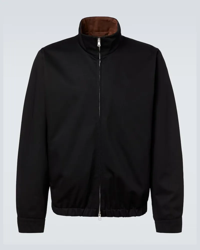 Our Legacy Jacke Casino aus Baumwoll-Twill Schwarz