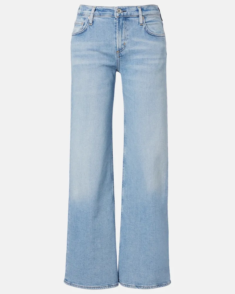 Citizens of humanity Low-Rise Wide-Leg Jeans Nora Blau