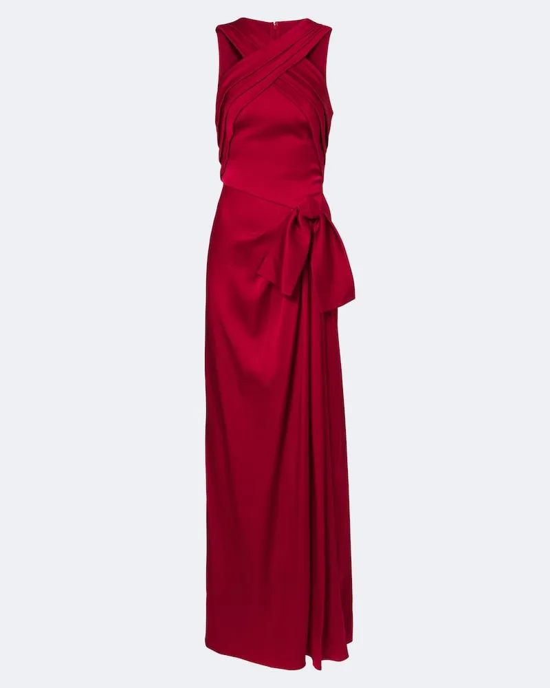 Elie Saab Robe aus Satin Rot